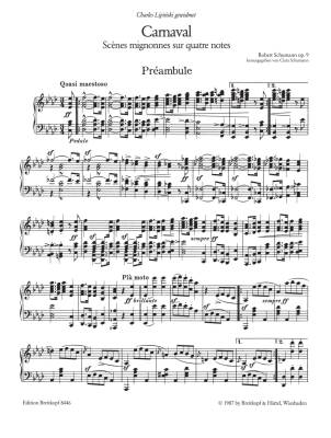 Carnaval Op. 9 - Schumann/Draheim - Piano - Book