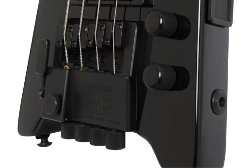 XT-2DB Standard Electric Bass Travel Guitar w/Gigbag - Black