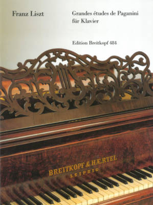 Breitkopf & Hartel - Grandes tudes de Paganini - Liszt/Busoni - Piano - Livre