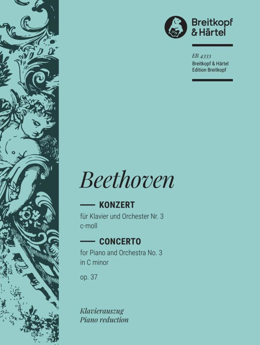 Concerto No. 3 in C minor Op.37 - Beethoven - Solo Piano/Piano Reduction (2 Pianos, 4 Hands) - Book