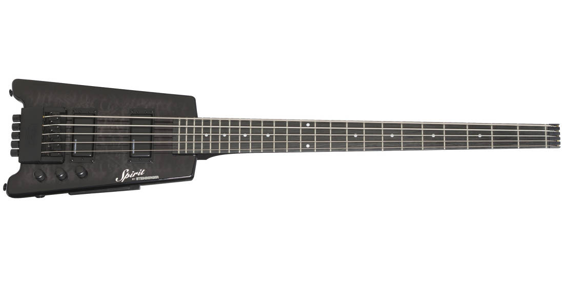 Steinberger Spirit XT-25 Quilt Top 5-String Bass W/Gigbag - Trans 