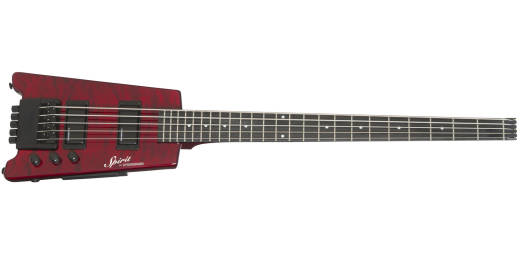 Steinberger Spirit XT-25 Quilt Top 5-String Bass W/Gigbag - Wine Red