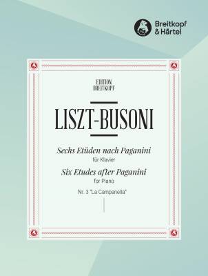 La Campanella, K 68 (No. 3 from 6 Etudes after Paganini) - Liszt/Busoni - Piano - Sheet Music