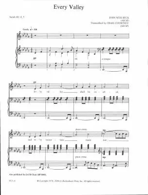 Sacred Songs of John Ness Beck - Courtney - Medium Voice - Book