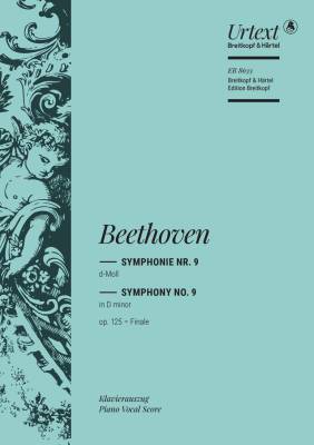 Breitkopf & Hartel - Symphony No. 9 in D minor, Op. 125 Finale - Beethoven/Hauschild - Piano/Vocal Score - Book