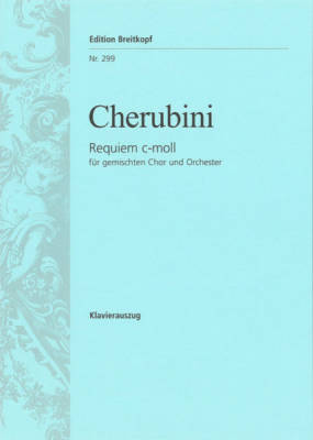 Breitkopf & Hartel - Requiem in C minor - Cherubini - Choral Score - Book