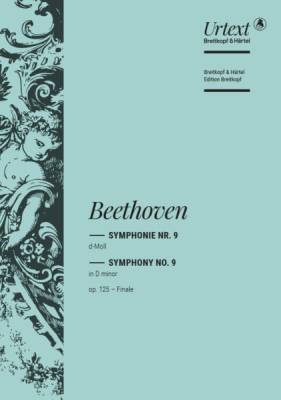 Breitkopf & Hartel - Symphonie n 9 en r mineur, op. 125 Finale - Beethoven/Hauschild - Partition chorale - Livre