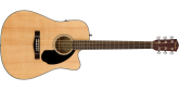 Fender - CD-60SCE Dreadnought, Walnut Fingerboard - Natural
