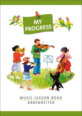Music Lesson Book,  \'\'My Progress\'\' - Violin - Book