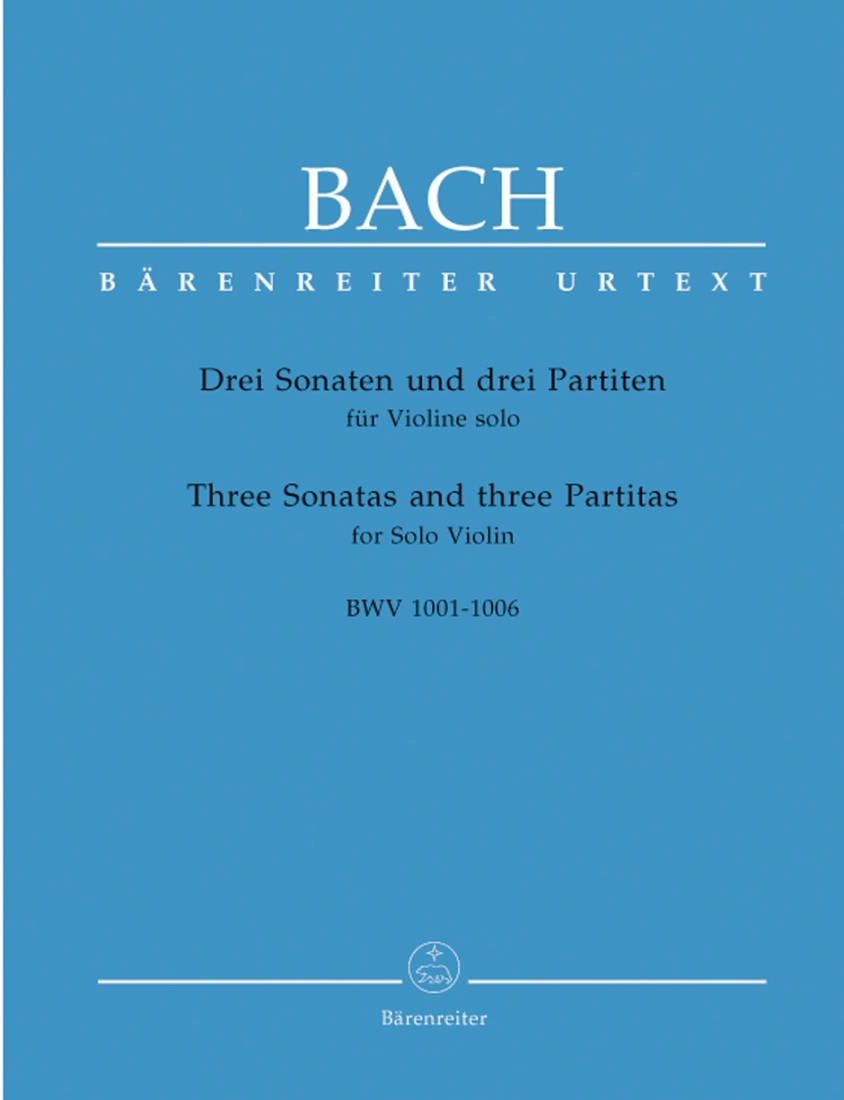 Three Sonatas and three Partitas BWV 1001-1006 - Bach/Hausswald/Wollny - Solo Violin - Book