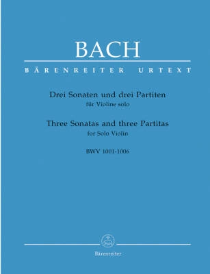 Baerenreiter Verlag - Three Sonatas and three Partitas BWV 1001-1006 - Bach/Hausswald/Wollny - Solo Violin - Book