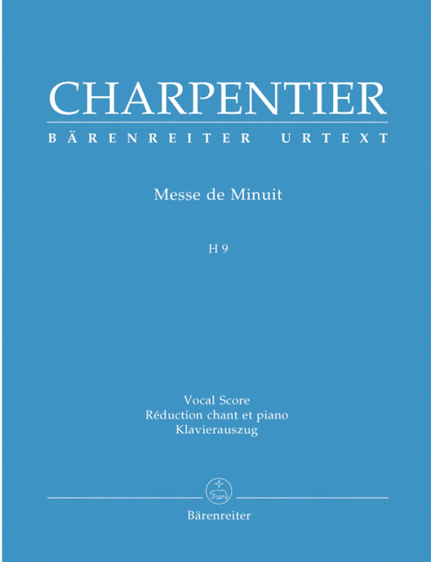 Messe de Minuit pour Noel, H 9 - Charpentier - Vocal Score - Book