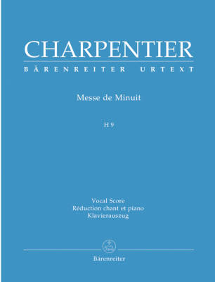 Baerenreiter Verlag - Messe de Minuit pour Noel, H 9 - Charpentier - Vocal Score - Book