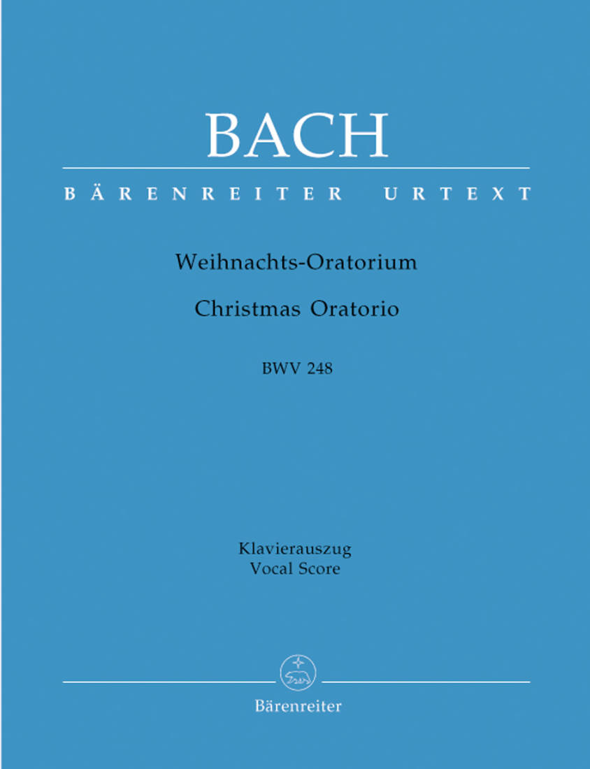 Christmas Oratorio BWV 248 - Bach/Blankenburg/Durr - Vocal Score - Book