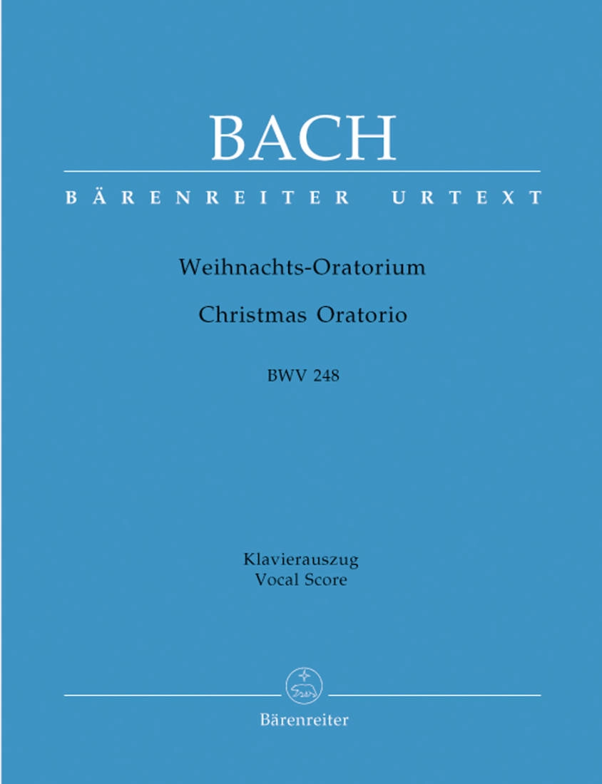 Christmas Oratorio BWV 248 - Bach/Blankenburg/Durr - Vocal Score - Book