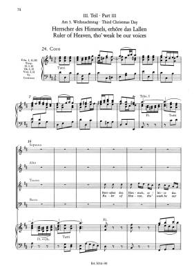 Christmas Oratorio BWV 248 - Bach/Blankenburg/Durr - Vocal Score - Book