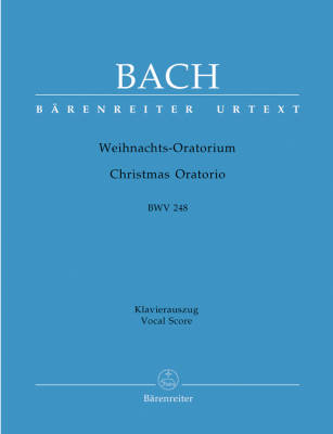 Baerenreiter Verlag - Christmas Oratorio BWV 248 - Bach/Blankenburg/Durr - Vocal Score - Book