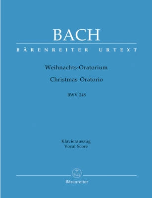 Baerenreiter Verlag - Christmas Oratorio BWV 248 - Bach/Blankenburg/Durr - Vocal Score - Book