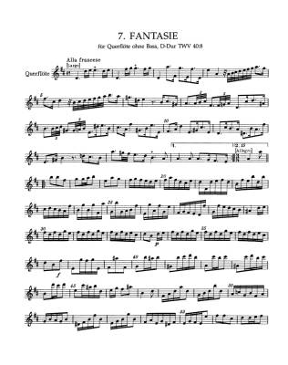 Twelve Fantasias for Flute without Bass TWV 40:2-13 - Telemann/Hausswald - Flute - Book
