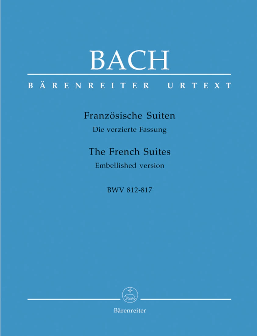 The Six French Suites BWV 812-817 - Bach/Durr - Piano - Book