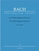 Baerenreiter Verlag - The Well-Tempered Clavier I BWV 846-869 - Bach\/Durr - Piano - Book