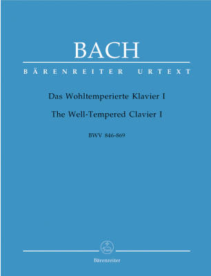 The Well-Tempered Clavier I BWV 846-869 - Bach/Durr - Piano - Book