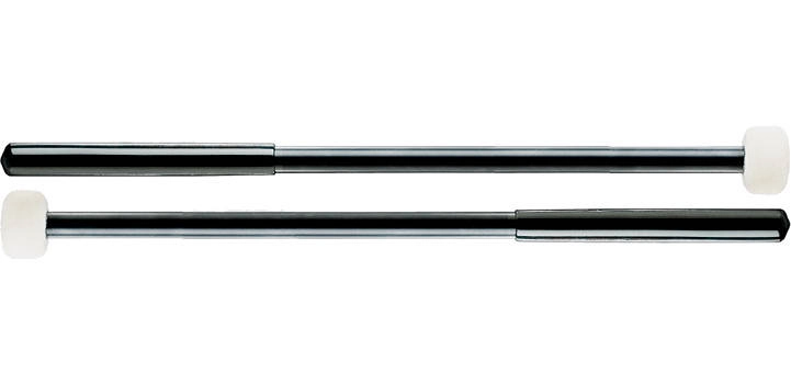 Traditional Aluminum Marching Tenor Mallets - Felt Tips