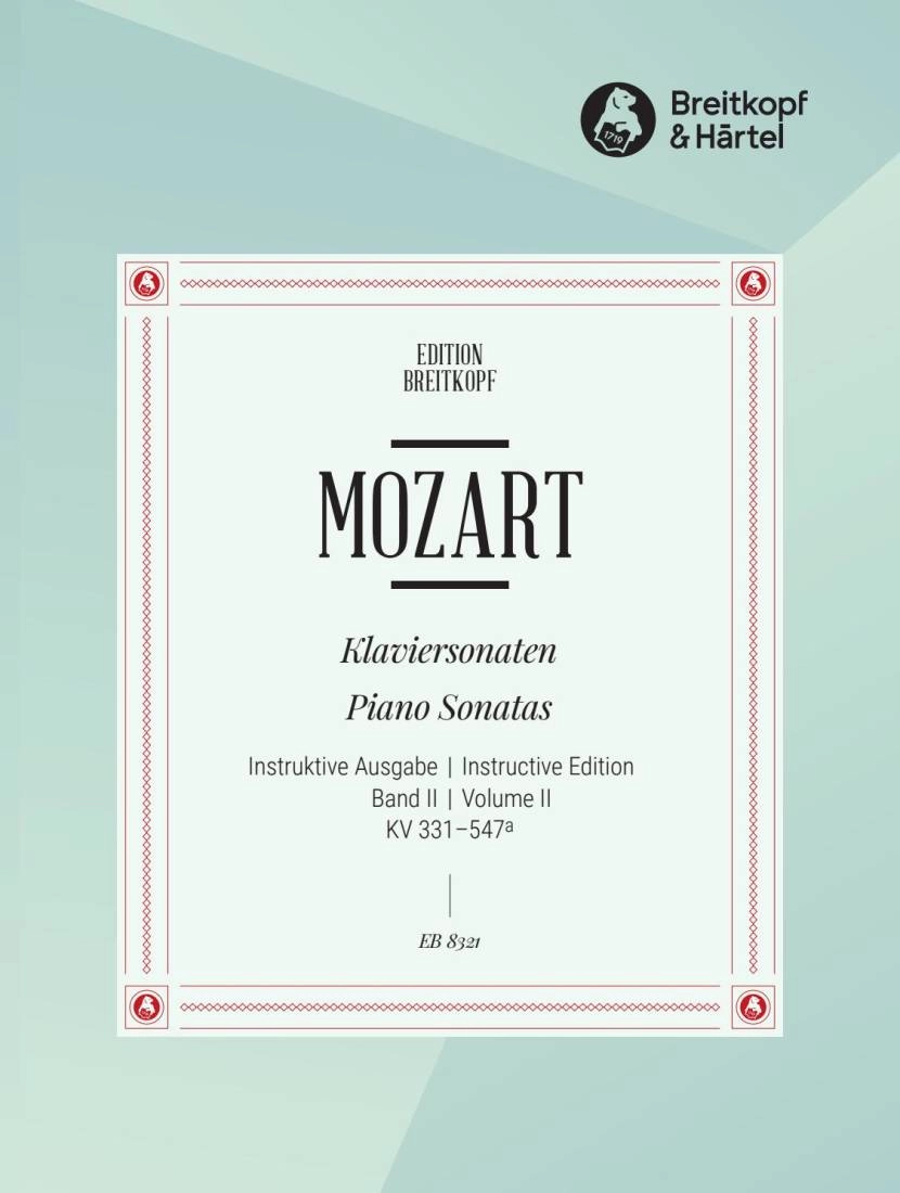 Piano Sonatas K. 331-547a (Instructive Edition), Volume II - Mozart/Teichmuller - Piano - Book