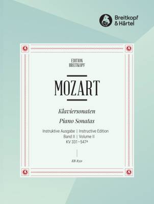 Breitkopf & Hartel - Piano Sonatas K. 331-547a (Instructive Edition), Volume II - Mozart/Teichmuller - Piano - Book