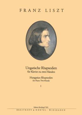 Hungarian Rhapsodies, Vol. 1: No. 1-7 - Liszt - Piano - Book