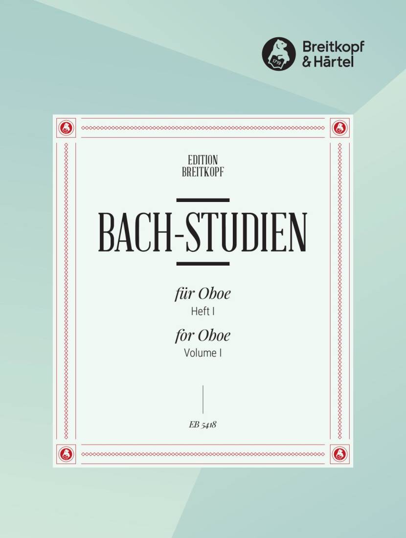 Bach-Studies for Oboe, Volume 1 - Bach/Heinze - Book