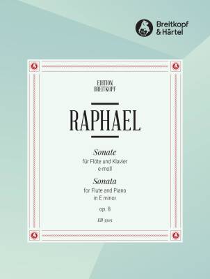 Sonata in E minor,  Op. 8 - Raphael - Flute/Piano - Sheet Music