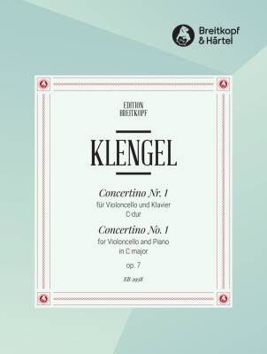 Concertino No. 1 in C major, Op. 7 - Klengel - Cello/Piano - Sheet Music