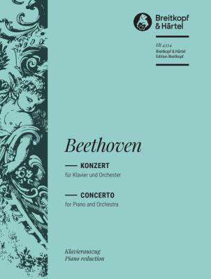 Breitkopf & Hartel - Concerto No. 4 in G major Op. 58 - Beethoven - Solo Piano/Piano Reduction Duet (2 Pianos, 4 Hands) - Book