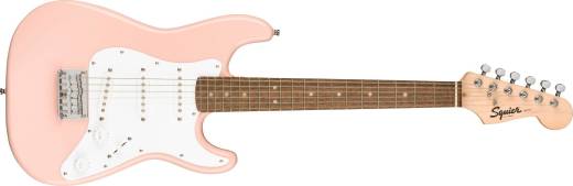Squier - Mini Strat Electric Guitar w/Laurel Fingerboard - Shell Pink