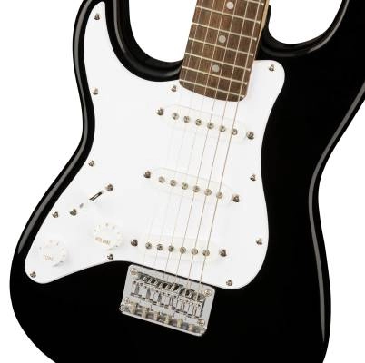 Mini Strat w/Laurel Fingerboard, Left-Handed - Black