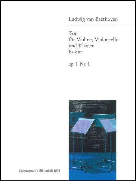 Piano Trio in Eb major Op. 1/1 - Beethoven - Violin/Cello/Piano - Score/Parts