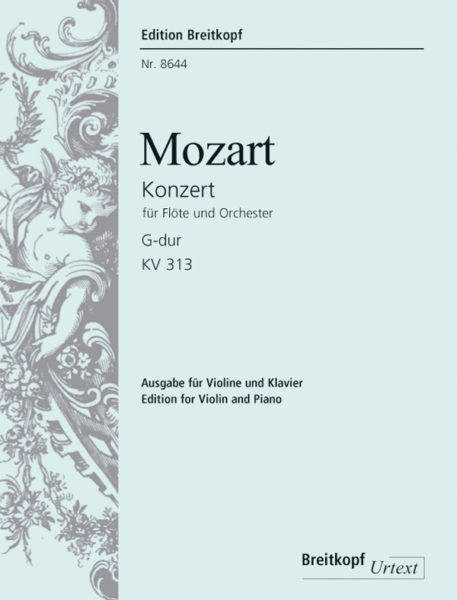 Concerto [No. 1] in G major K. 313 (285c) - Mozart/Wiese - Flute/Piano Reduction - Sheet Music