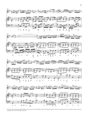 Sonata in E minor BWV 1034 - Bach/Kuijken - Flute/Basso Continuo - Sheet Music