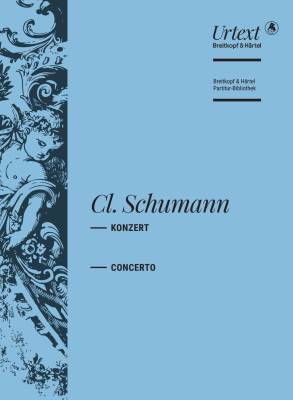 Breitkopf & Hartel - Concerto in A minor Op. 7 - Schumann/Klassen - Solo Piano/Piano Reduction (2 Pianos, 4 Hands) - Book