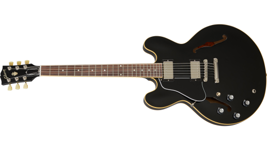 Gibson - ES-335 DOT Semi-Hollow Body Electric, Left-Handed - Vintage Ebony