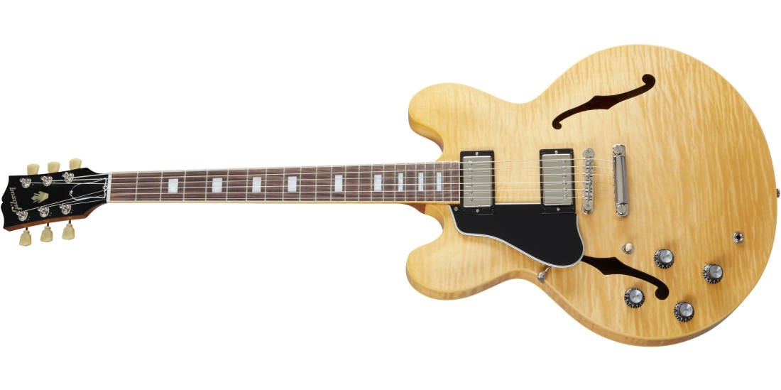 ES-335 Figured Semi-Hollow Body Electric, Left-Handed - Vintage Natural