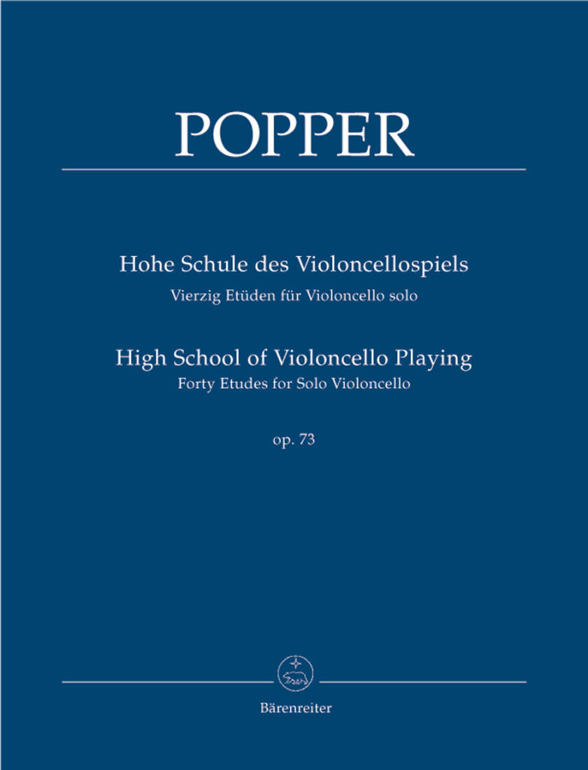 High School of Violoncello Playing op. 73 (Forty Etudes for Solo Violoncello) - Popper/Rummel  - Book