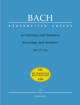 Baerenreiter Verlag - Inventions and Sinfonias BWV 772-801 - Bach/Dadelsen/Kretschmar-Fischer - Piano - Book