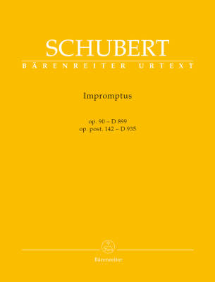 Baerenreiter Verlag - Impromptus op. 90 D 899, op. post. 142 D 935 - Schubert/Durr - Piano - Livre