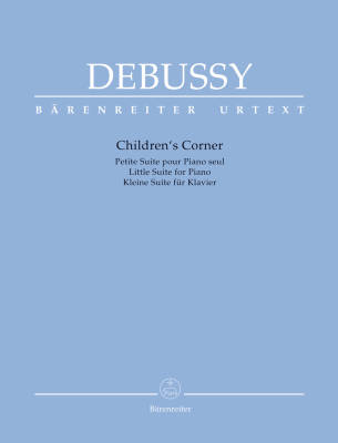Baerenreiter Verlag - Childrens Corner (Petite suite pour piano) - Debussy/Back - Piano - Livre