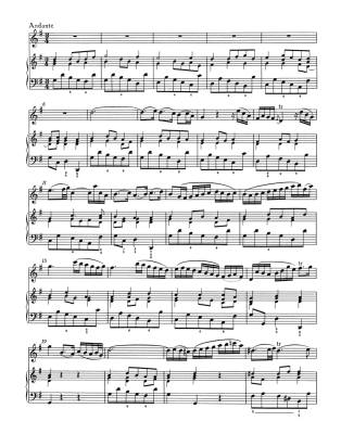 Four Sonatas BWV 1030, 1032, 1034, 1035 - Bach/Schmitz/Leisinger - Flute/Harpichord/Continuo - Score/Parts