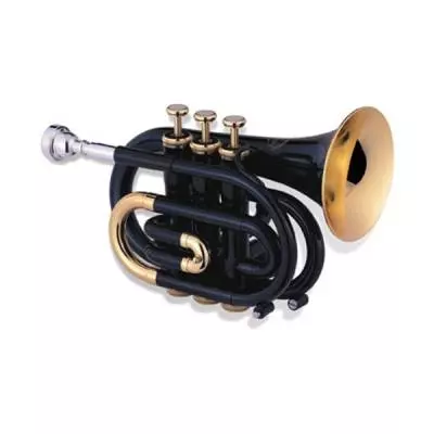 Pocket Trumpet - Black Lacque