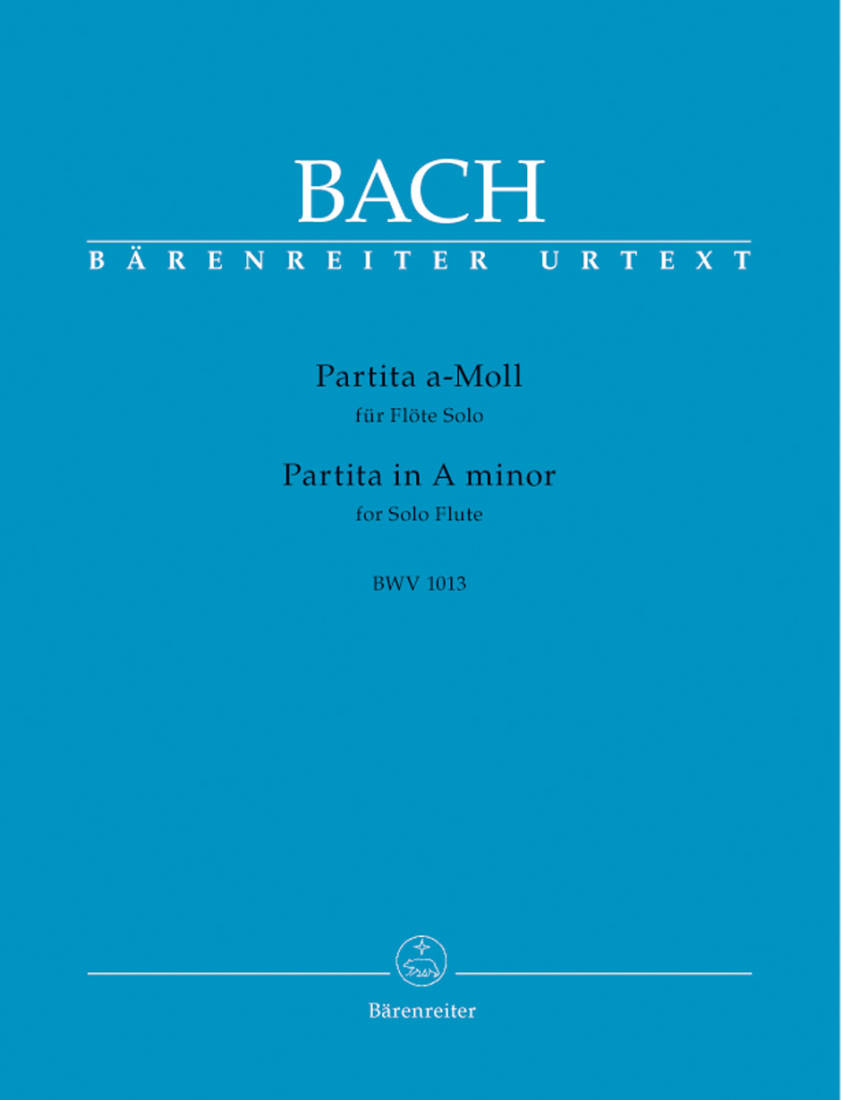 Partita in A Minor BWV 1013 - Bach/Schmitz/Leisinger - Flute - Sheet Music