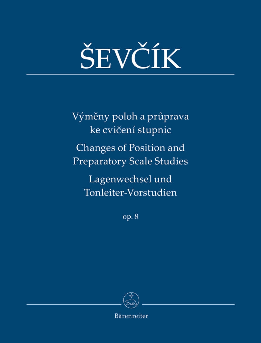 Changes of Position and Preparatory Scale Studies op. 8 - Sevcik/Foltyn - Violin - Book